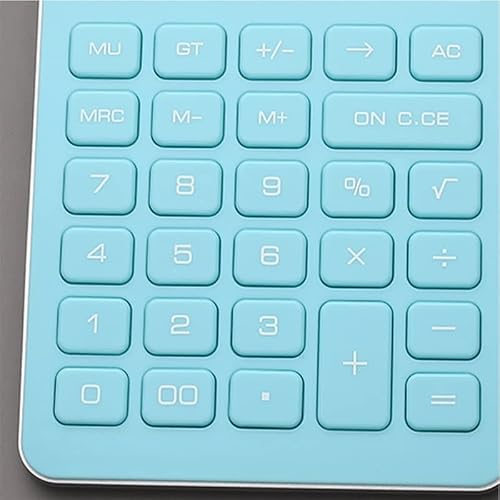 DUYHBAWRS Calculator Big Screen Calculator Cute Power Solar Calculator Financial Accounting Business Office 12 Digits with Stand