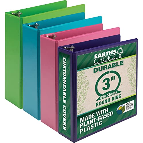 Samsill Earthchoice Durable View Binder, 3in