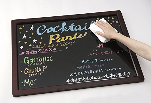 レイメイ藤井 Raymay Fujii LBM40 Chalkboard Whiteboard Board Markers, Fluorescent Broad Point, Set of 8