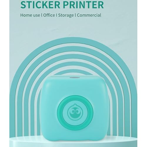 EGBHNJKL Handheld Mini Thermal Label Printer Home Photo Student Error