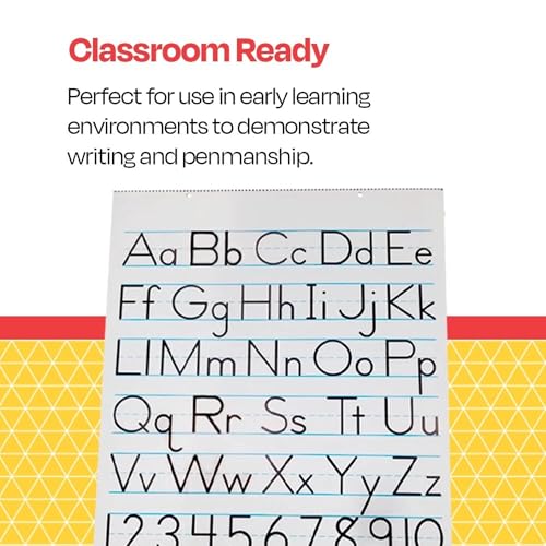School Smart Chart Paper Pad, 32 x 24 Inches, 1-1/2 Inch Rule, 25 Sheets