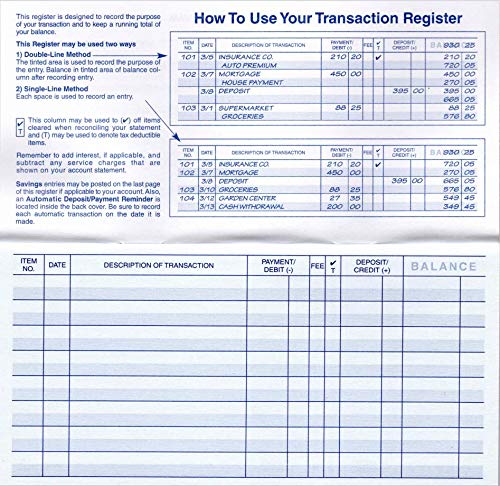 100 Checkbook Registers 2021-2022-2023 Calendars