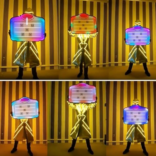 Handheld Bottle Service Display Sign, Lightweight Nightclub Bottle Girl Sign with 2 Set Letters & 1 Set Number, Club Bottles Presenter for Home Decor, Birthday Parties
