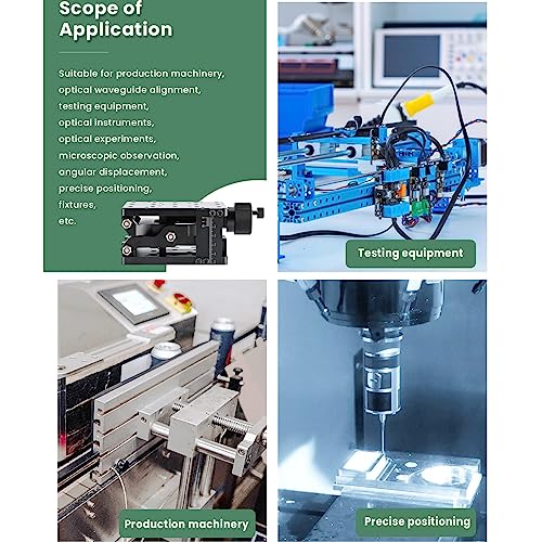 XYWGBMS Manual Lab Jack Optical Lift, Manual Lifting Platform Table, 120mm Travel Z Axis,for Capacitive Touch Screen Production