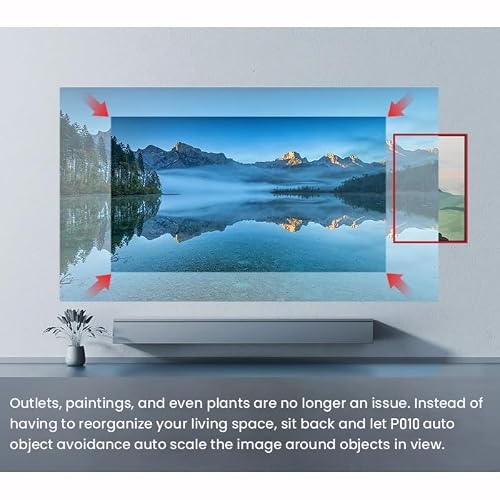 Smart Projector 200ANSI 4K 1080p Android Support 2.4G&5G Home Cinema Outdoor Portable Proyector