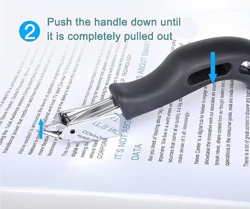 MVUYO FMURY Easy Staples Remover Labor-Saving U-Shape Needle Remover Professional Heavy-Duty Nail Puller Office Home Mini Hand Tools