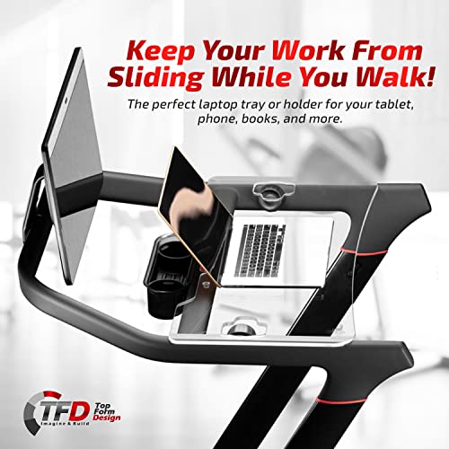 TFD Tread Tray 2.0 for Peloton Tread, Clear, Made in USA