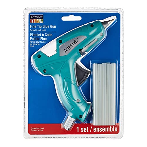 ArtMinds High Temperature Fine Tip Mini Glue Gun, 12 Pack