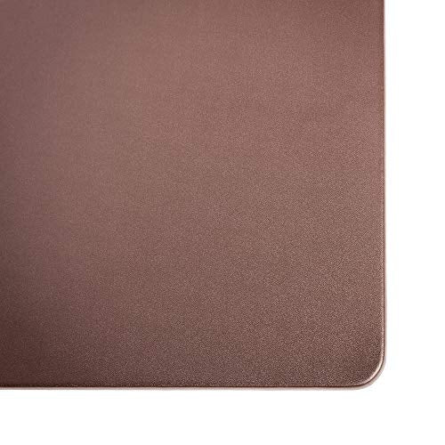 Dacasso Classic Leatherette Mat Desk pad, 30 x 19, Chocolate Brown (P3434)