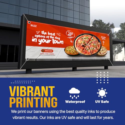 Custom Vinyl Banner by DOT4DOT (3x8)