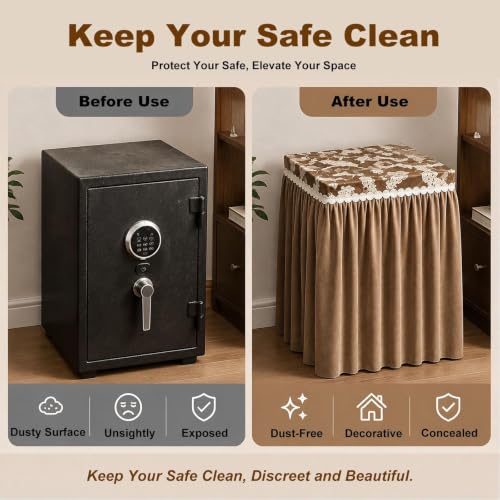 QGBDDP Tailor-Made Fit Safe Box Cover Protector with Polyester Fabric