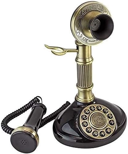 Wrobelax Antique Phone - Roman Column 1897 Candlestick Rotary Telephone - Corded Retro Phone - Vintage Decorative Telephones