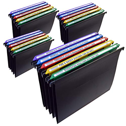 Ultimate Office MagniFile V-Bottom Hanging File Folders, Set of 20 Assorted