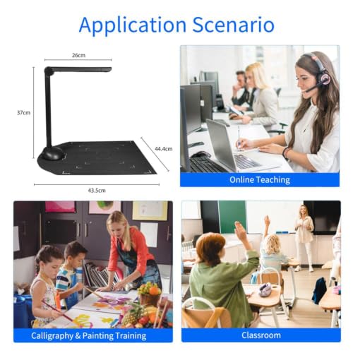 A3 Document Camera Scanner, HD 16 Mega-Pixels