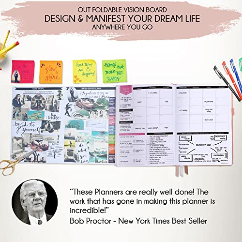 Life Planner Deluxe Undated Planner Weekly and Monthly Manifestiing Journal