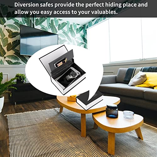 LSSOAZZVVN Cash Box Dictionary Cash Box Safe Deposit Box Popular Secret Book Money Hidden Secret Security Safe Lock Cash Money Coin Storage Jewellery for Stores, Businesses