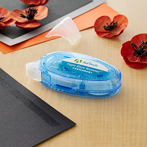 AdTech Tape Glue Runner Permanent, 12 Pack