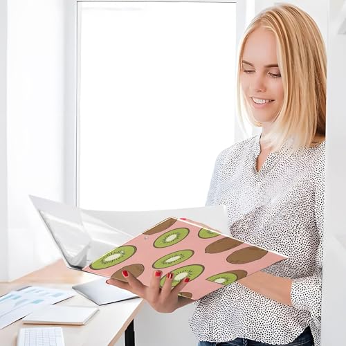 Xpdkjwd Singular Fruit Element Diagram 3 Ring Binder Can Hold 200 Letter Size Binders, Suitable for Home, Office, Dormitory, 2Pcs