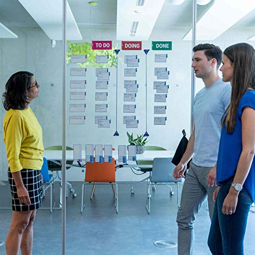 PATboard Scrum Board and Kanban Board - Basic Toolset - with nanocups for Glass - The Perfect Agile Tool – Productivity Tools for Scrum, Kanban and Agile Planning