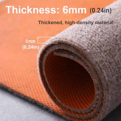 Carpet Chair Mat Anti-Slip Backing, Easy to Clean, Can Be Cut to Size for Desk Office Home,Gray-200×300cm/78.74×118.11in