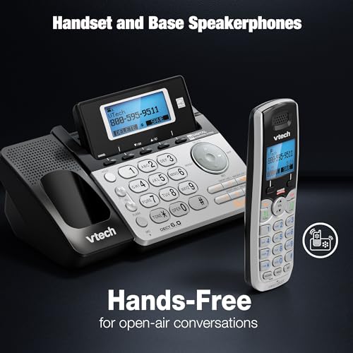 VTech DS6151-2 2-Line Expandable Cordless Phone System, 2 Handsets