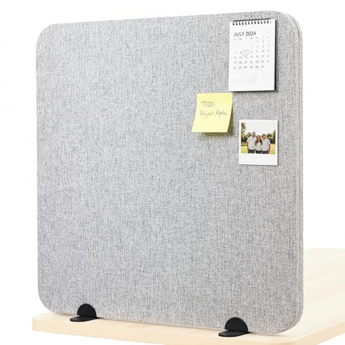 VIVO Gray Freestanding 24 x 24 in Privacy Panel, PP-1-V024G-S