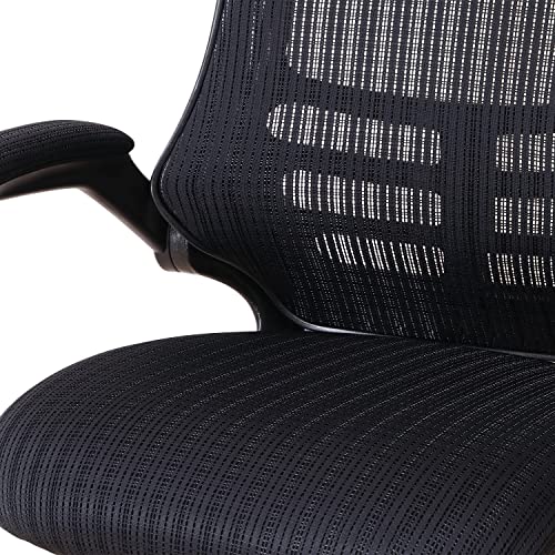 Fuji Boeki 82530 Master 3 High Back, Office Chair, Desk Chair, Mesh, Breathable, Black, Backrest Storage Space Included, Elevation Function, Locking Function