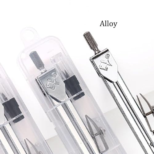 Alloy Compass Can Hold Pencil Cores Other Stationery Items