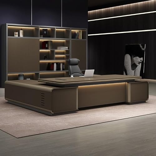 LINKIO Home Office Desks Boss Office Simple Leadership Furniture Manager Room Desk President Desk Computer Table Desk