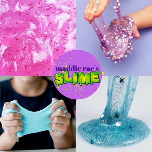 Maddie Rae’s White Slime Glue 4 Pack Gallon Jugs – Non Toxic Washable Glue for Slime Making, DIY Kids Arts & Crafts, Bulk Teachers Classroom Supplies, School Projects & Summer Camp Activities
