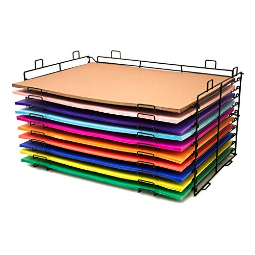 Bazic 22 x 28 inches 10-Slots Poster Board Display Rack