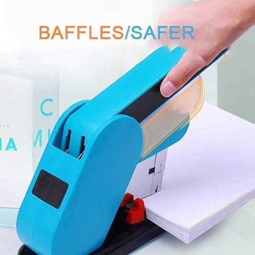 PYRVILAX Low-Strength Stapler, Heavy-Duty, 130-210 Sheet Capacity, Metal Material, Office Supplies(E)
