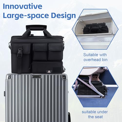 Tactical Briefcase, GES 15.6 Inch Men's Messenger Bag Military Briefcase for Men