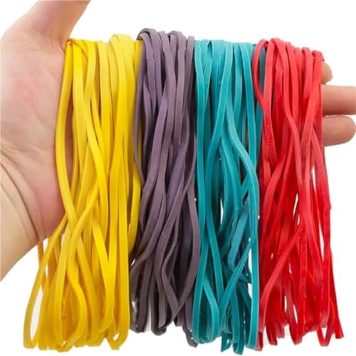 Silicone Rubber Bands Heavy Duty Rubber Bands 120 Pcs 7 Inch for Office File Folders Supplies