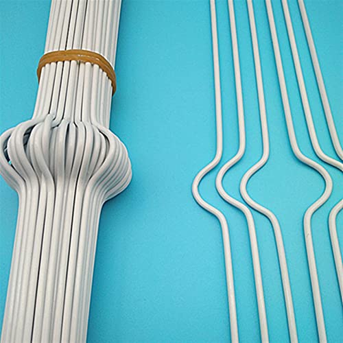Mdingbao-Compression Spring A3 Size 20/28/32/35/38/45/50cm Wire Metal Loose Leaf Binders Ring Spring Rod Bar Hooks for DIY Notebook Calendar Binding, 100pcs, Good Corrosion Resistance