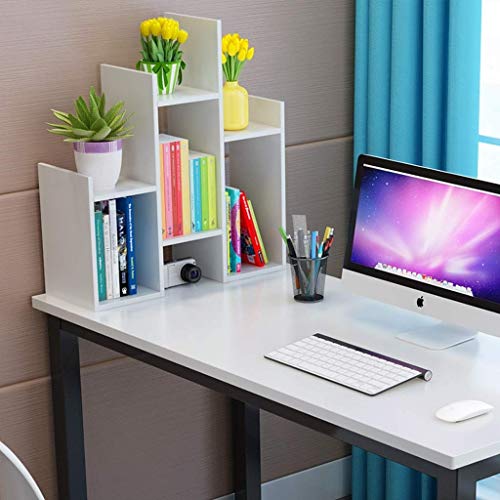Desktop Bookshelf Floor Display Stand Bookshelf Desktop Book Shelf Desktop Storage Box Documents Books Storage Multi-Layer Finishing Rack Industrial Bookshelf (Color : B)