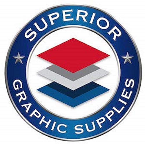 Superior Graphic Supplies Thermal Laminating Film Roll - 1 Inch Core, 10 Mil/.01 Inch Thick, 12" x 100', Clear Gloss, 2 Roll Pack