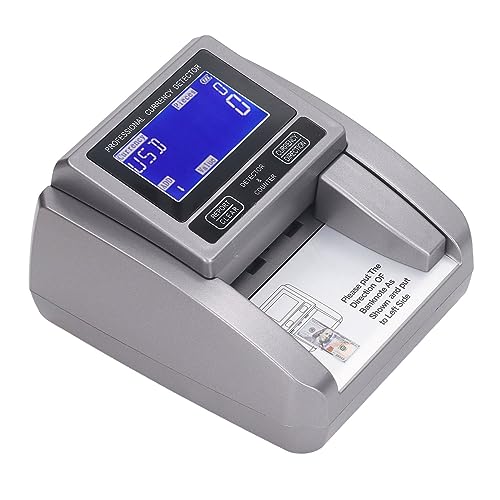 Money Counter Machine, High Efficiency LED Display 120 SheetsMinutes Multiple Modes Bill Counter 100-240V for Shops (US Plug)