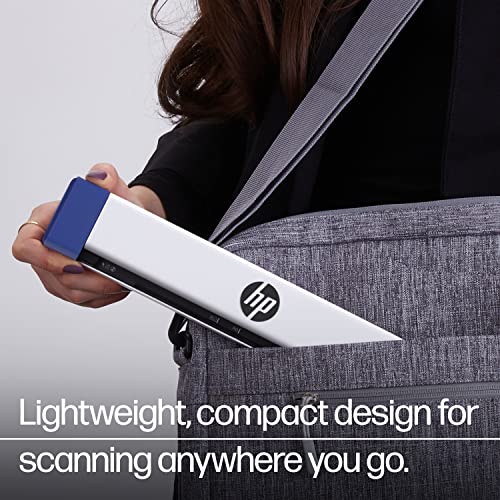 HP Small USB Document & Photo Scanner for Portable 1-Sided Sheetfed Digital Scanning, Model HPPS100, for Home, Office & Business, PC and Mac Compatible, HP WorkScan Software Included