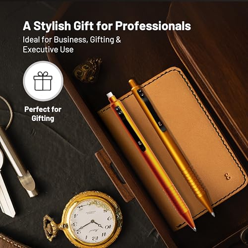 EDC Grafton Taipan 0.7mm Metal Gel Ink Pen and Mechanical Pencil Set