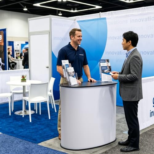 Yescom Portable Podium Counter Table