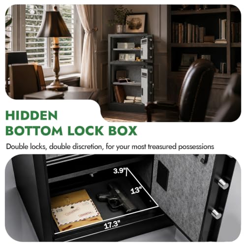 KAER 8.6 CuFt Extra Large Heavy Duty Home Safe Box with Hidden Lock Box