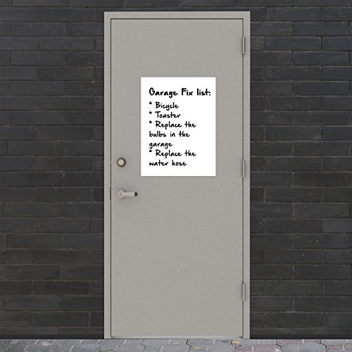 Dry Erase Magnetic Roll, Glossy White Write on/Wipe Off Magnet, 24 inches by Flexible Magnets (2 ft x 50 ft)