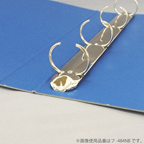 Kokuyo ring file A4 vertical 4 hole blue off -484NB