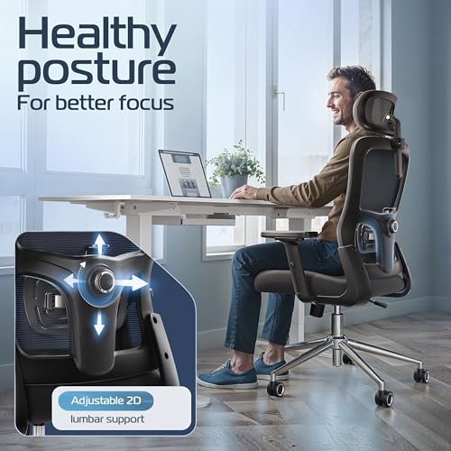 CLOUVOU Ergonomic Office Chair Comfy [#1 in Tests]