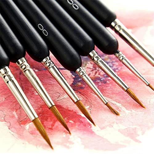 KKIUUUYTGT Hair Art Fineline Pen Painting Brush Line for Artist Acrylic Oil Watercolor Gouache Drawing