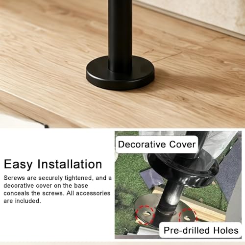 Bar Foot Rails, Floor-Standing, 304 Stainless Steel, Ergonomics