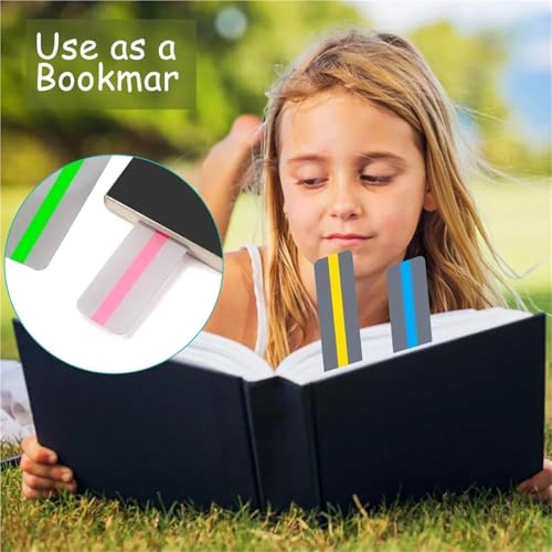 Reading Tracker 56pcs Guided Reading Strips Assorted Colors Help with Dyslexia