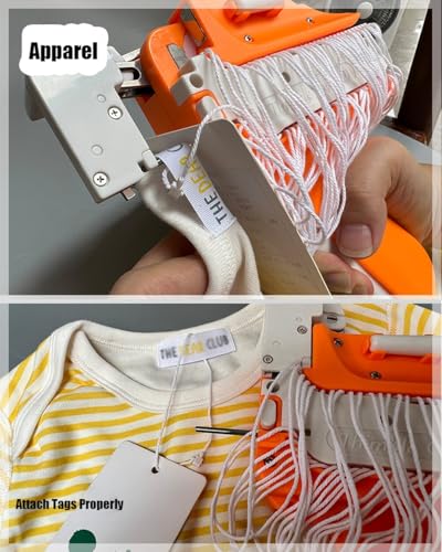XIVUIFOI Heavy Duty Tagging Gun for Clothing and Retail,Plastic Staple Gun for Tags,Fast Garment Tag Attacher,Efficient Daily Essentials,1pcs/2min,Versatile Application