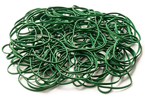 PlasticMill Rubber Bands Size 33, Office Supplies, Green, 1,000-Pack